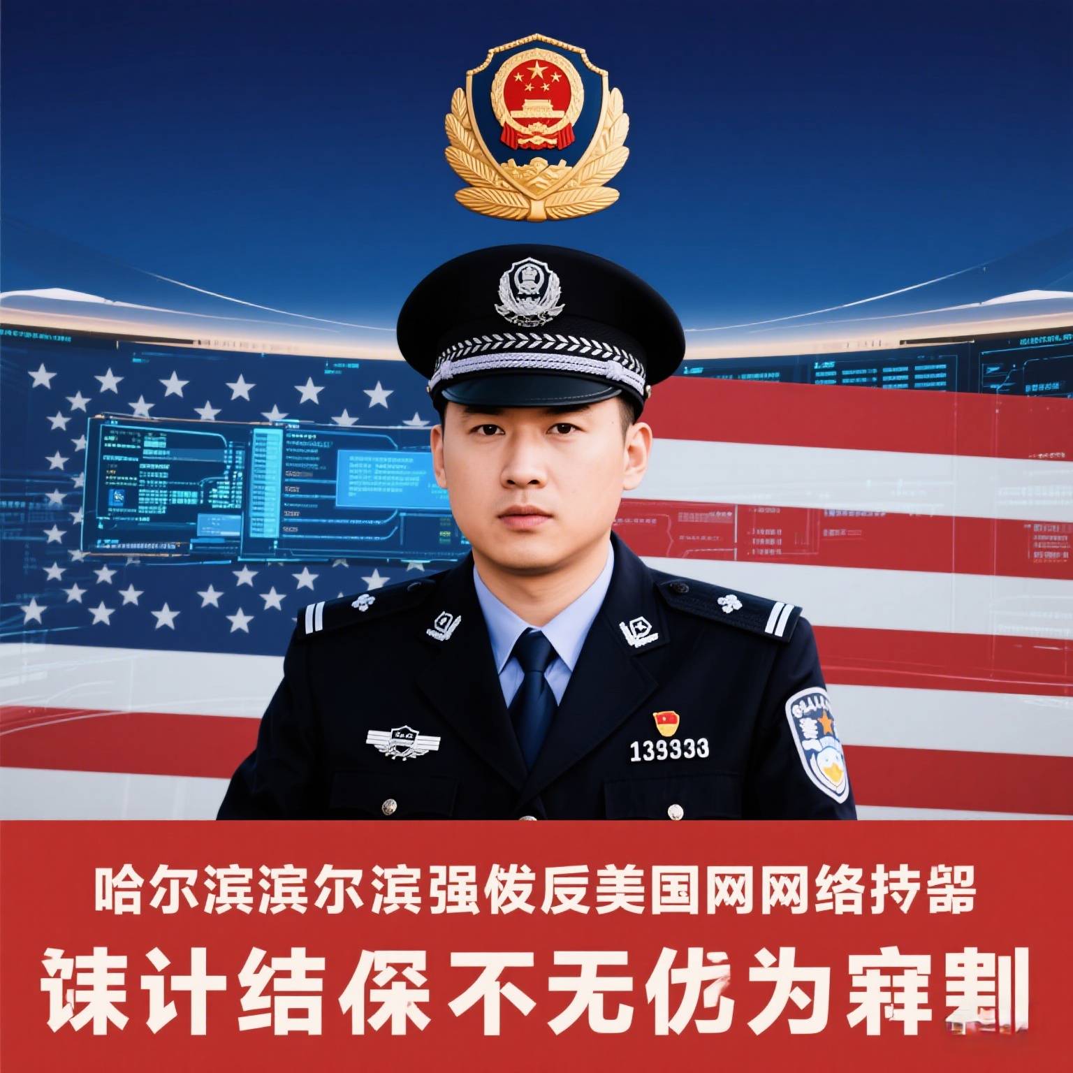 哈爾濱市公安局回應(yīng)美網(wǎng)絡(luò)攻擊，堅(jiān)決捍衛(wèi)網(wǎng)絡(luò)安全，維護(hù)國家利益，哈爾濱市公安局回應(yīng)美國網(wǎng)絡(luò)攻擊，堅(jiān)決捍衛(wèi)網(wǎng)絡(luò)安全，維護(hù)國家利益不受侵犯