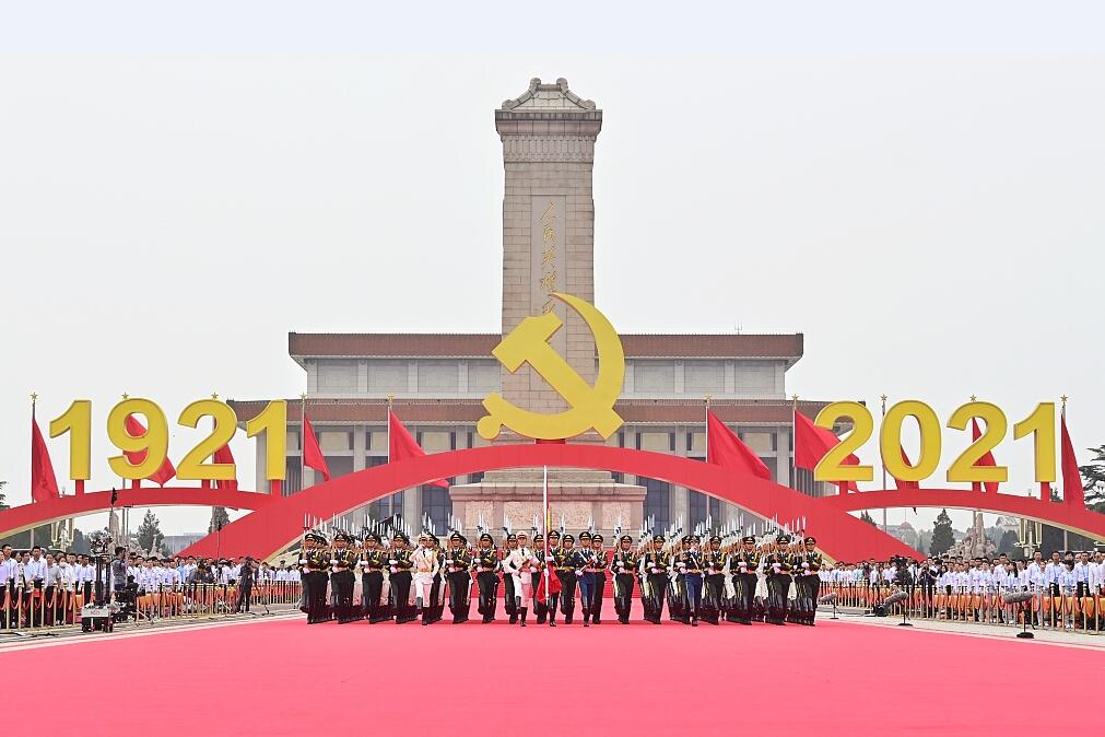 慶祝建黨百年，盛大閱兵儀式回顧與展望，慶祝建黨百年盛大閱兵儀式回顧與展望，榮耀與擔(dān)當(dāng)?shù)囊娮C